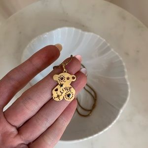 TOUS authentic vermil 925 with 18k gold necklace